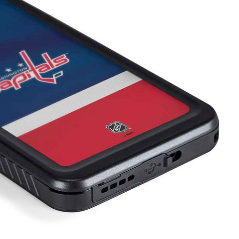 NHL Washington Capitals Jersey Galaxy S24 Waterproof Case